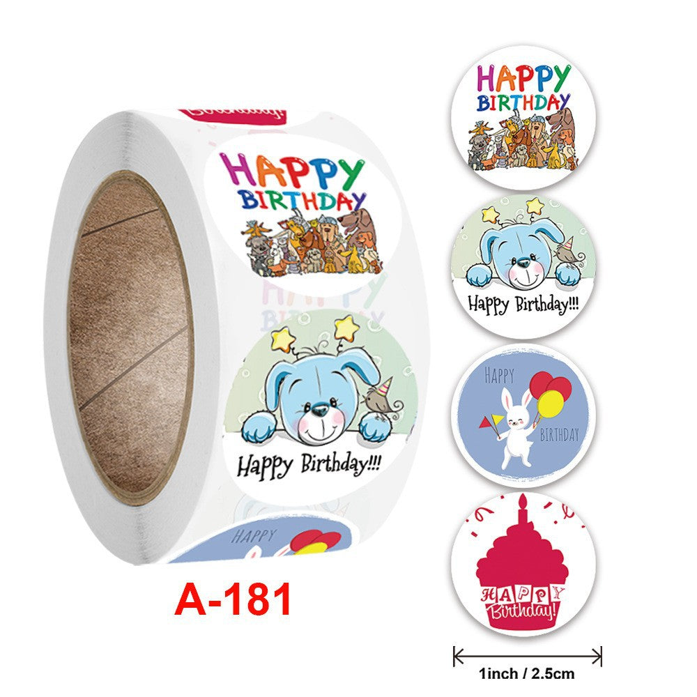 Copper Board Self-adhesive Children's Cartoon Stickers Label