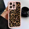 Leopard Print Graphic Silicone Phone Case For iPhone 15 14 13 12 11 Pro Max XS X XR 7 8 14 Plus 15 Shockproof Soft Bumper Cover