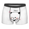 Finger Guns Love Man's Boxer Briefs Bubu Dudu Cartoon Highly Breathable Underpants High Quality Print Shorts Birthday Gifts