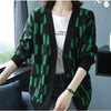 2024 Spring Autumn New Knitted Coat Women Korean Joker Loose Cardigan Long Sweater Slim Fashion Jacket Ladies Sweater Tops 5XL