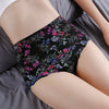 Sexy Women Seamless Underwear High Waist Women's Panties Flower Print Lingerie Ice Silk Intimate Briefs Female Panty Underpants