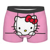 Custom Male Cool Hello Kitty Men Underwear Boxer Briefs Soft Shorts Panties Underpants