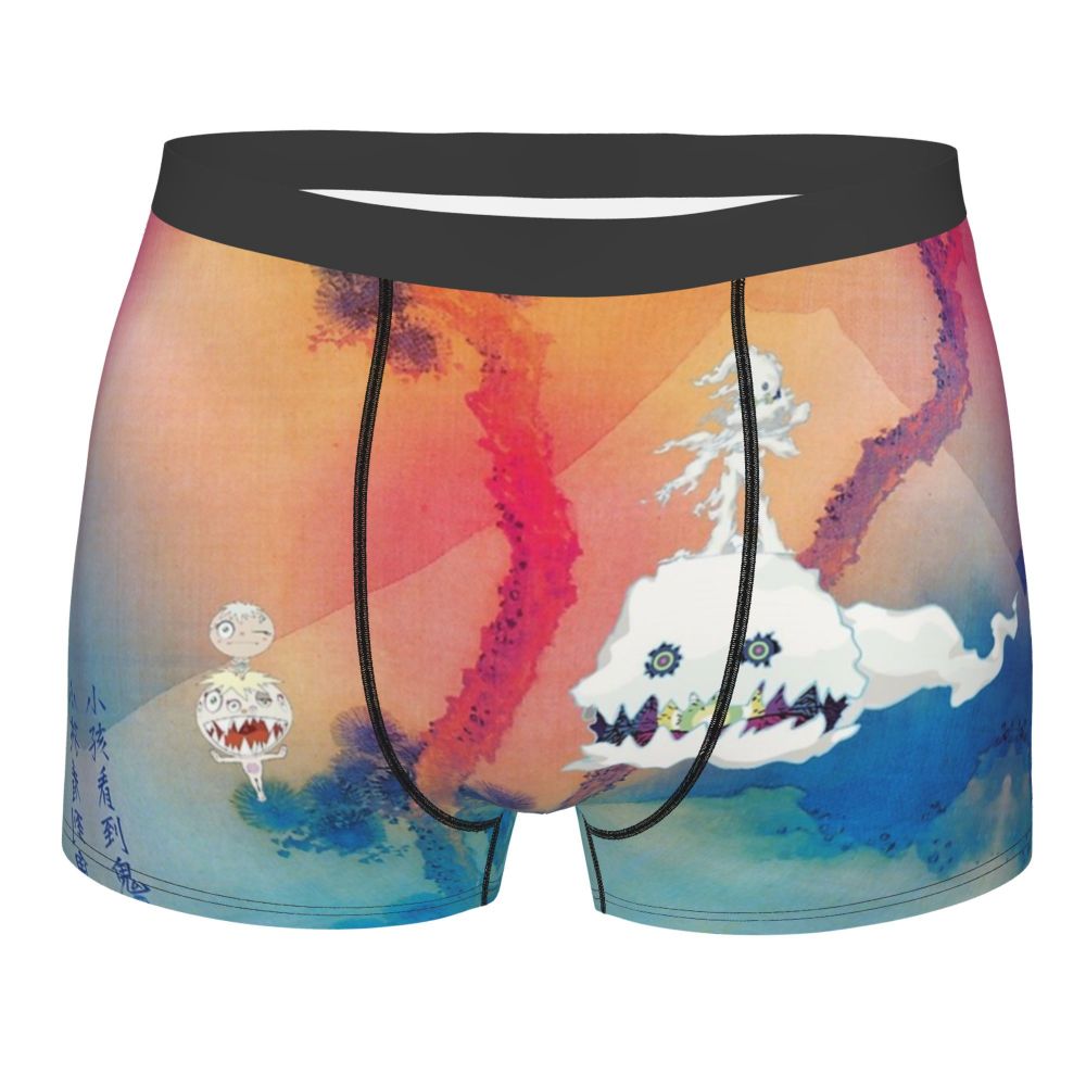 Custom Funny Kanye West Meme Boxer Shorts For Men 3D Print Sexy POP Rapper Underwear Panties Briefs Soft Underpants