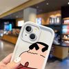 C-Crayon S-ShinChan Cartoon Phone Case For iPhone 15 14 13 12 11 Pro Max 15 14 8 7 6 Plus X XS Max 8 7 6 Silicone Non-Slip Cover