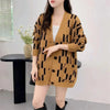 2024 Spring Autumn New Knitted Coat Women Korean Joker Loose Cardigan Long Sweater Slim Fashion Jacket Ladies Sweater Tops 5XL