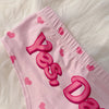 Yes Daddy Cute Cartoon Pink Print Women Underwear Panties Love Pattern Sexy Hip-Lifting Thong Student Briefs Erotic Lingerie