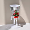 Disco Ball Flower Planter Creative Succulent Planter Pot Walking Man Figurine Flower Plants Vase Container Home Garden Decor