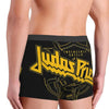 Judas Priest Accessories British Steel Firepower Men Boxer Briefs Breathable Underwear Top Quality Print Shorts Birthday Gifts