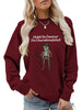Casual Printed O-neck Sweatshirt Women Retro Loose Solid Letters Long Sleeve Pullover Hoodies Female New Spring Versatile Tops