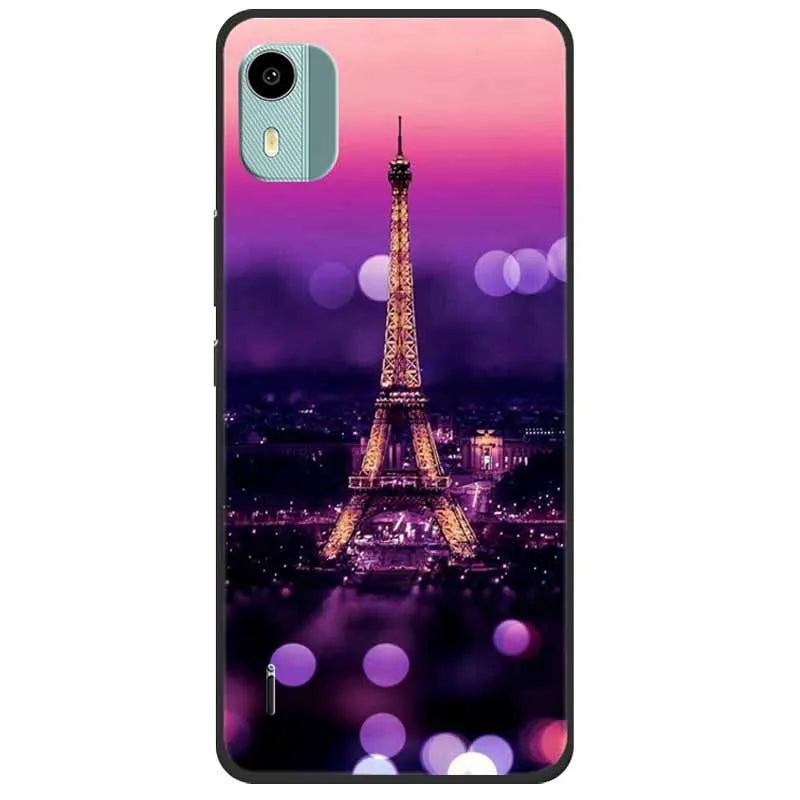 For Nokia C12 Case C 12 TPU Silicone Shockproof Lions Phone Cover For NOKIA C12 4G 6.3'' Funda on NokiaC12 Printing Soft Capas