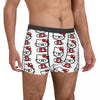 Sexy Boxer Hello Kitty Nerd Glasses Shorts Panties Men Underwear Breathable Underpants for Male S-XXL