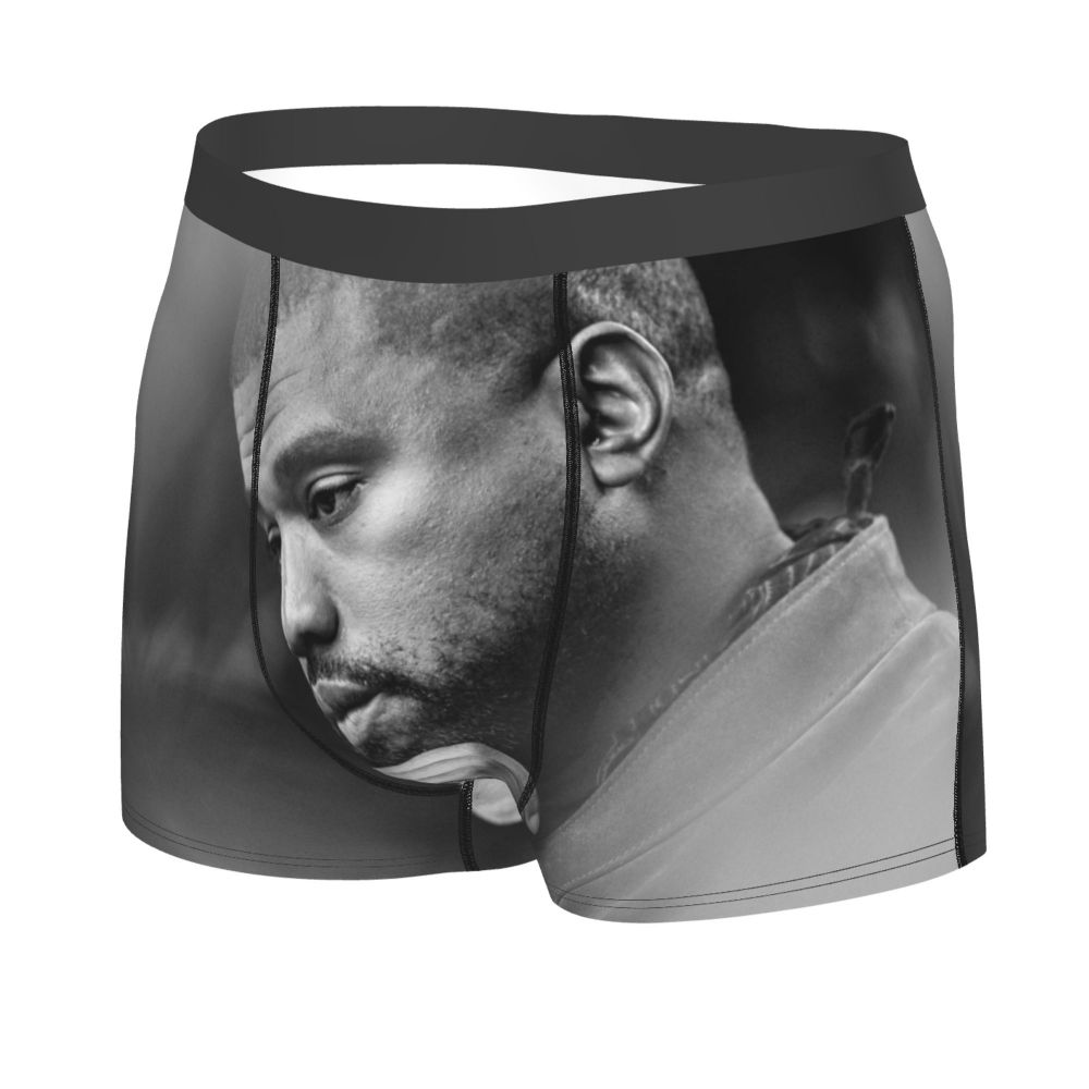 Custom Funny Kanye West Meme Boxer Shorts For Men 3D Print Sexy POP Rapper Underwear Panties Briefs Soft Underpants