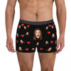 Valentine's Day Gifts Custom Funny Boxer Briefs with Wife's Face Customized Print Underwear for Men Boyfriend For Husband