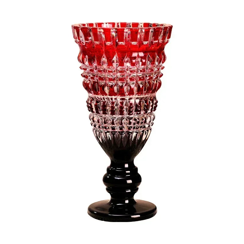 Pure Handmade Glass Vases  Exquisite European Home Decor