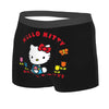 Custom Male Cool Hello Kitty Men Underwear Boxer Briefs Soft Shorts Panties Underpants