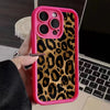 Leopard Print Graphic Silicone Phone Case For iPhone 15 14 13 12 11 Pro Max XS X XR 7 8 14 Plus 15 Shockproof Soft Bumper Cover