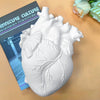 Vase Container Simulation Anatomical Heart-shaped  Dried Flower Pot Art Vase Human Statue Desktop Home Decoration Ornaments