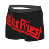 Judas Priest Accessories British Steel Firepower Men Boxer Briefs Breathable Underwear Top Quality Print Shorts Birthday Gifts