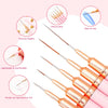 5pcs/set Nail Art Liner Brushes Set Elongated Striping Drawing Professional