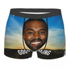 Custom Funny Kanye West Meme Boxer Shorts For Men 3D Print Sexy POP Rapper Underwear Panties Briefs Soft Underpants