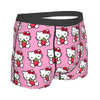 Custom Male Cool Hello Kitty Men Underwear Boxer Briefs Soft Shorts Panties Underpants