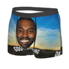 Custom Funny Kanye West Meme Boxer Shorts For Men 3D Print Sexy POP Rapper Underwear Panties Briefs Soft Underpants