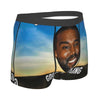 Custom Funny Kanye West Meme Boxer Shorts For Men 3D Print Sexy POP Rapper Underwear Panties Briefs Soft Underpants