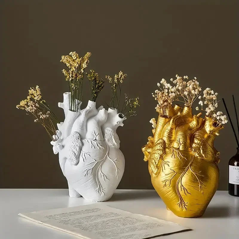 Heart Shaped Vase,dried Flower Container Anatomy, Heart Shaped Flowerpot Container, Living Room Decoration, Valentine's Day Gift