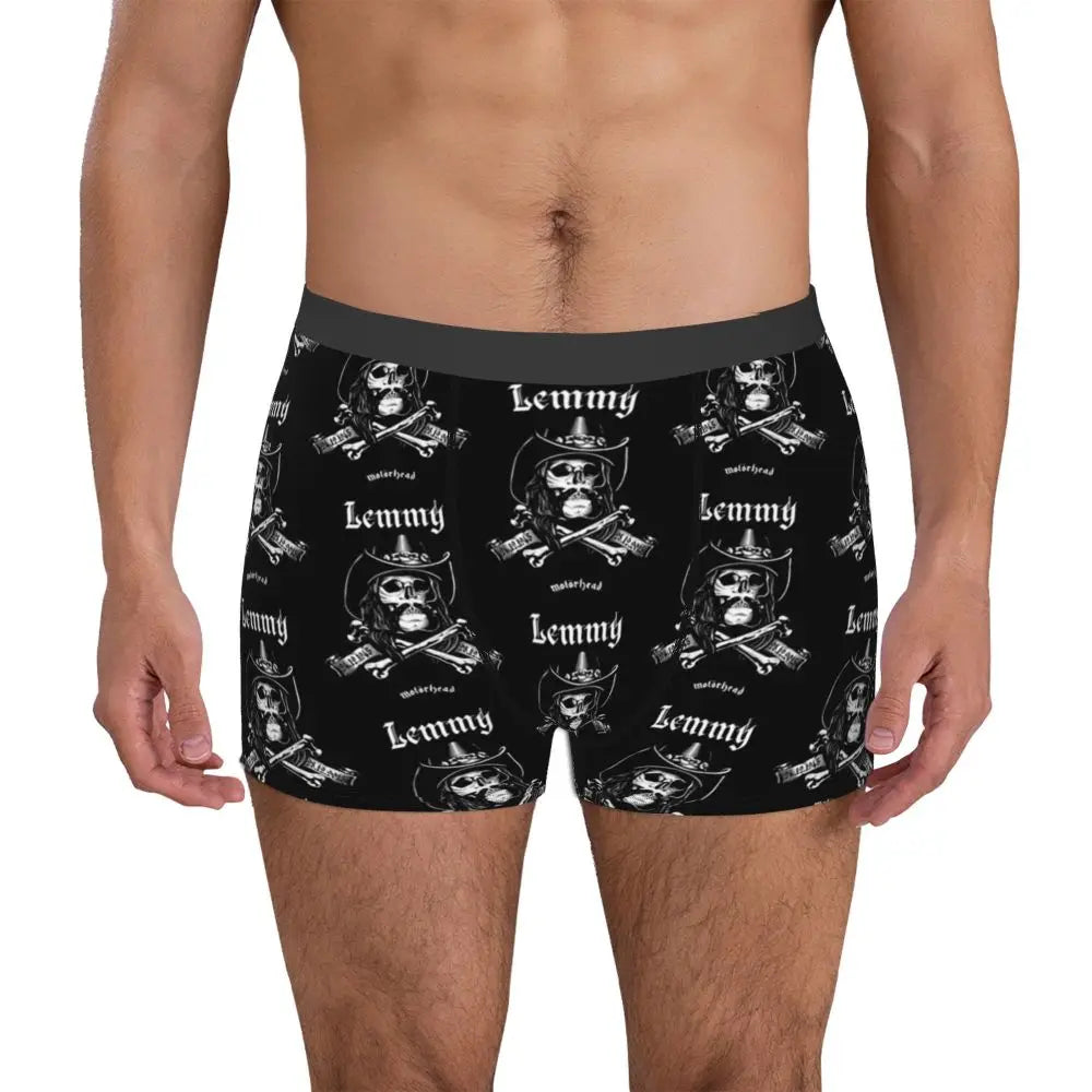 Judas Priest Accessories British Steel Firepower Men Boxer Briefs Breathable Underwear Top Quality Print Shorts Birthday Gifts