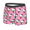Custom Male Cool Hello Kitty Men Underwear Boxer Briefs Soft Shorts Panties Underpants