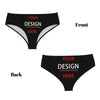 Custom DIY Design Brief Panties Women Breathable Stretch Custom Your Photo Logo Message Underwear