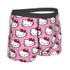 Custom Male Cool Hello Kitty Men Underwear Boxer Briefs Soft Shorts Panties Underpants