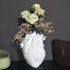 Vase Container Simulation Anatomical Heart-shaped  Dried Flower Pot Art Vase Human Statue Desktop Home Decoration Ornaments