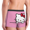 Custom Male Cool Hello Kitty Men Underwear Boxer Briefs Soft Shorts Panties Underpants