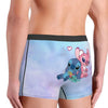 Boxer Lilo & Stitch Angel Love Alternative Shorts Panties Briefs Men Underwear Cartoon Cute Breathable Underpant Homme Plus Size