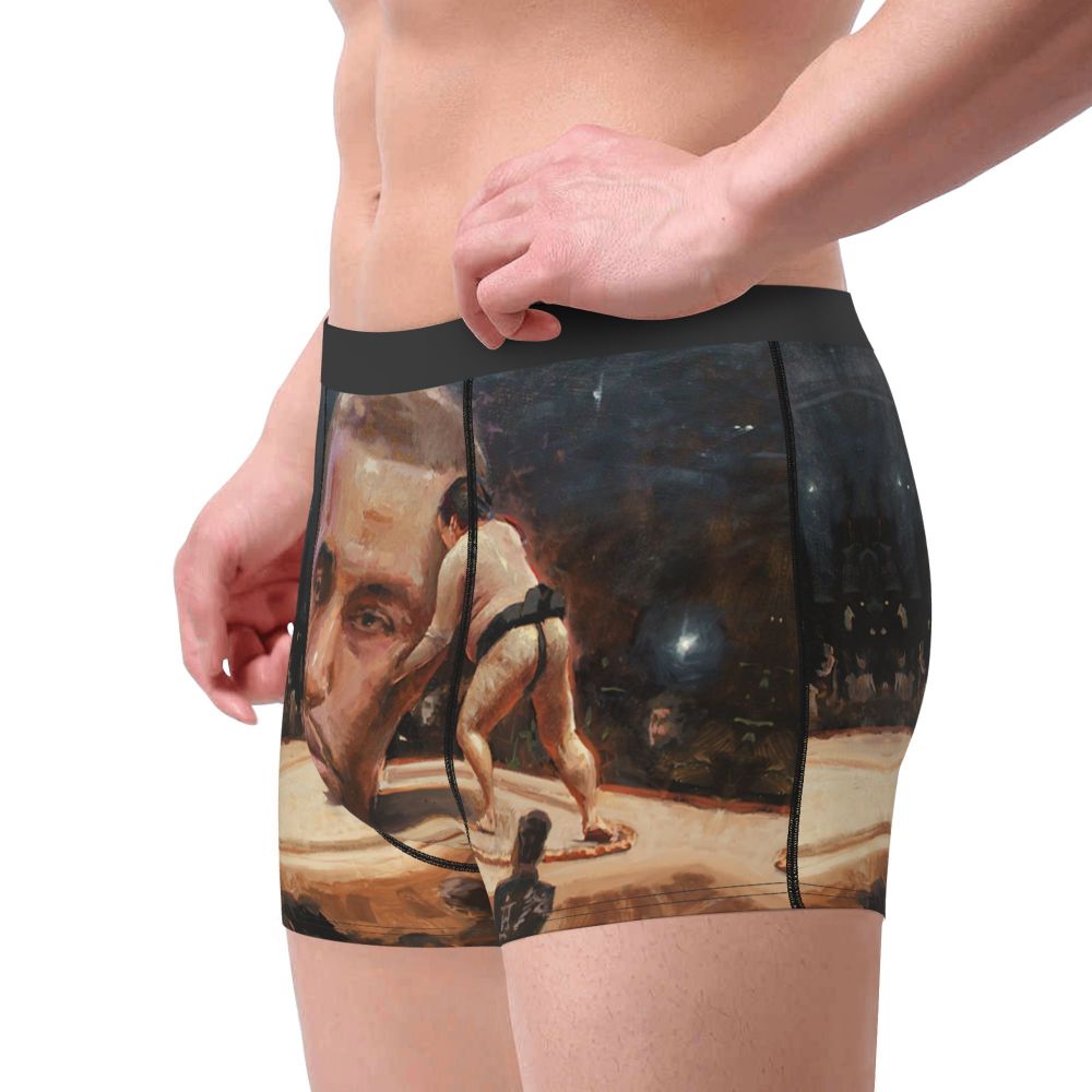 Custom Funny Kanye West Meme Boxer Shorts For Men 3D Print Sexy POP Rapper Underwear Panties Briefs Soft Underpants