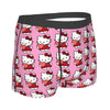 Custom Male Cool Hello Kitty Men Underwear Boxer Briefs Soft Shorts Panties Underpants