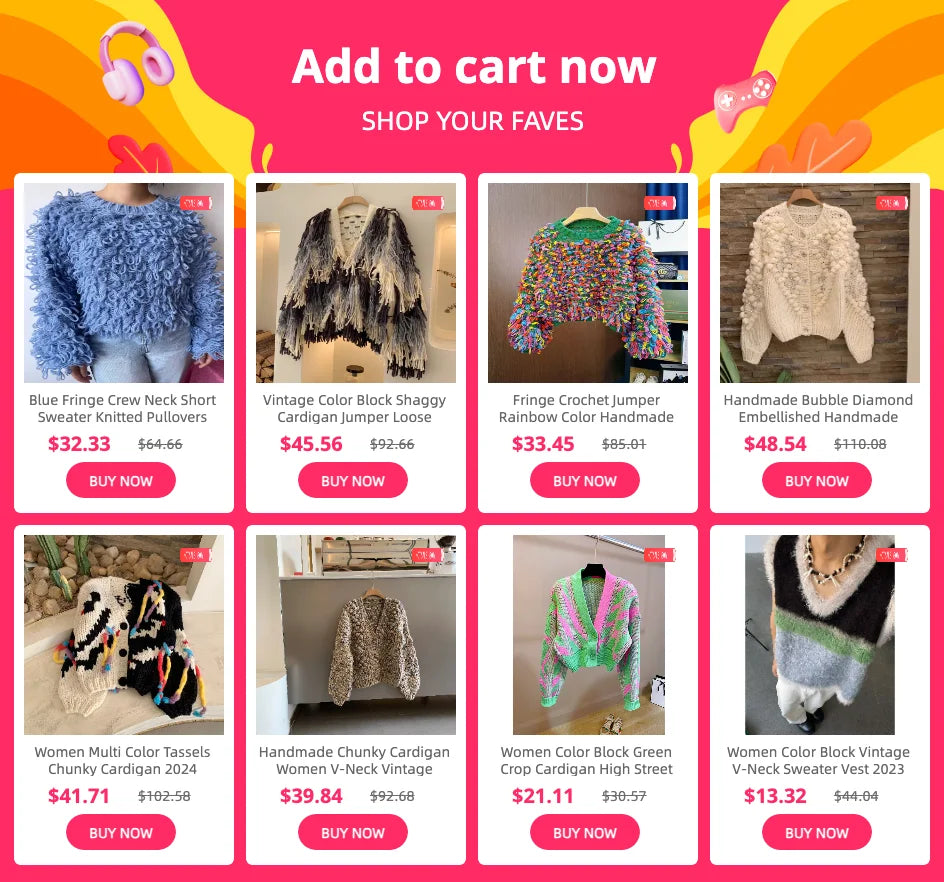 Chic Flower Embroidery Round Neck Cardigan 2024 Women Sweater Knitwear