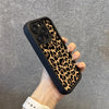 Leopard Print Graphic Silicone Phone Case For iPhone 15 14 13 12 11 Pro Max XS X XR 7 8 14 Plus 15 Shockproof Soft Bumper Cover