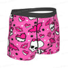 Pretty Pink Pattern Men Boxer Briefs Monster High Highly Breathable Underwear High Quality Print Shorts Birthday Gifts