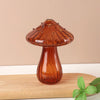 Transparent Jelly Color Mushroom Glass Vase Aromatherapy Bottle Home Small Vase Hydroponic Flower Pot Simple Table Decoration