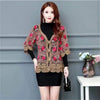 Three-Dimensional Flower Openwork Crocheted Sweater Cardigan Women's Spring And Autumn New Heavy Industry Joker Sweater 3XL Coat