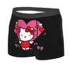 Custom Male Cool Hello Kitty Men Underwear Boxer Briefs Soft Shorts Panties Underpants