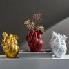 New Simulation Heart Shape Resin Vase 4 Colors Heart-shaped Arrangement Potted Plant Suitable For Home Study Office Ornament