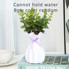 1pc Living room flower arrangement container decoration, imitation ceramic plastic vase, tabletop flower pot