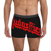 Judas Priest Accessories British Steel Firepower Men Boxer Briefs Breathable Underwear Top Quality Print Shorts Birthday Gifts