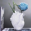 New Simulation Heart Shape Resin Vase 4 Colors Heart-shaped Arrangement Potted Plant Suitable For Home Study Office Ornament