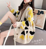 Loose and Lazy Sweater Coat Women's Autumn and Winter Thickened 2023 New Korean Version Versatile Long Knitted Cardigan