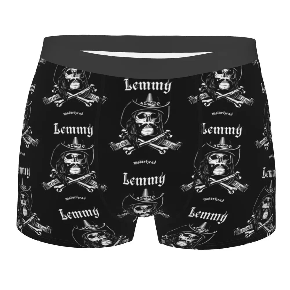 Judas Priest Accessories British Steel Firepower Men Boxer Briefs Breathable Underwear Top Quality Print Shorts Birthday Gifts