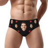 Valentine's Day Gifts Custom Funny Boxer Briefs with Wife's Face Customized Print Underwear for Men Boyfriend For Husband